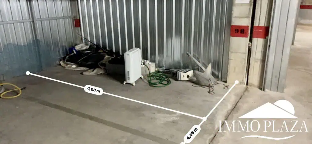 Double closed garage in underground parking, zone “La Muga”, 1st line – Empuriabrava