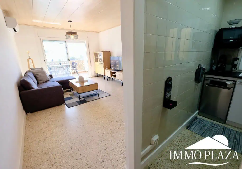 Vue mer et riviere appartement de 60m2 avec une belle terrasse, exposé sud ! Débaras inclus.