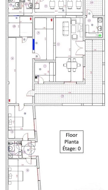 Large family villa on a plot of 3800m2, 7 bedrooms, 5 bathrooms, + outbuilding of 70m2, swimming pool. Costa Brava – Rosas