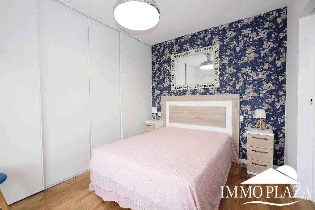 Bright apartment completely renovated “2020” located 2 minutes walk from the beach, south facing – 1 bedroom, 1 bathroom, 1 large terrace