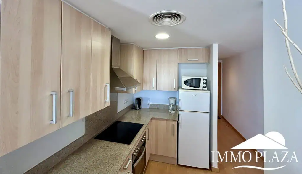 Magnificent penthouse with sea views and 66m2 solarium – 2 bedrooms – private parking – storage room – community pool – Rosas, Costa Brava