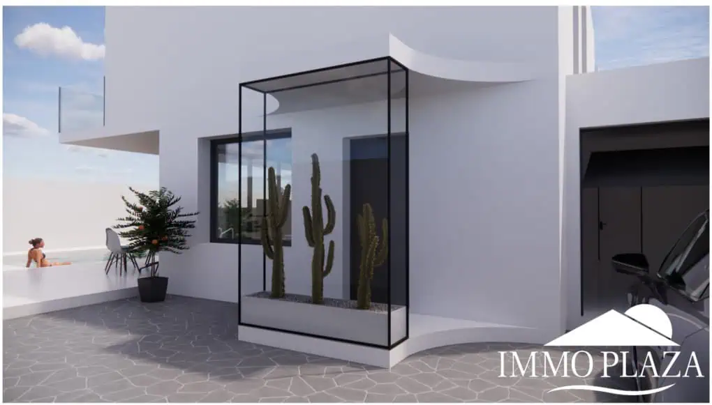 Land to build 2 houses near the beach (max. construction area 323m2) – House with 2 apartments to renovate near the beach