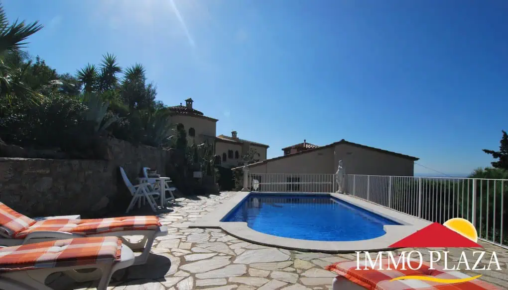 RESERVED: Spanish style villa with a separate guest house. View of the Bay of Roses – Costa Brava – photo 4